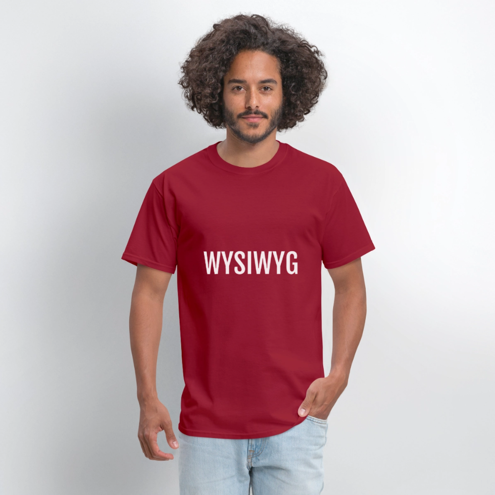 The Ultimate Techie Shirt - dark red