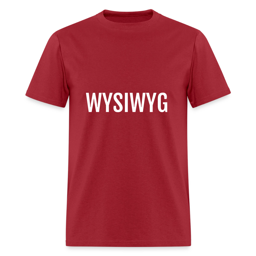 The Ultimate Techie Shirt - dark red