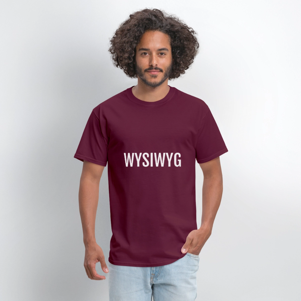 The Ultimate Techie Shirt - burgundy