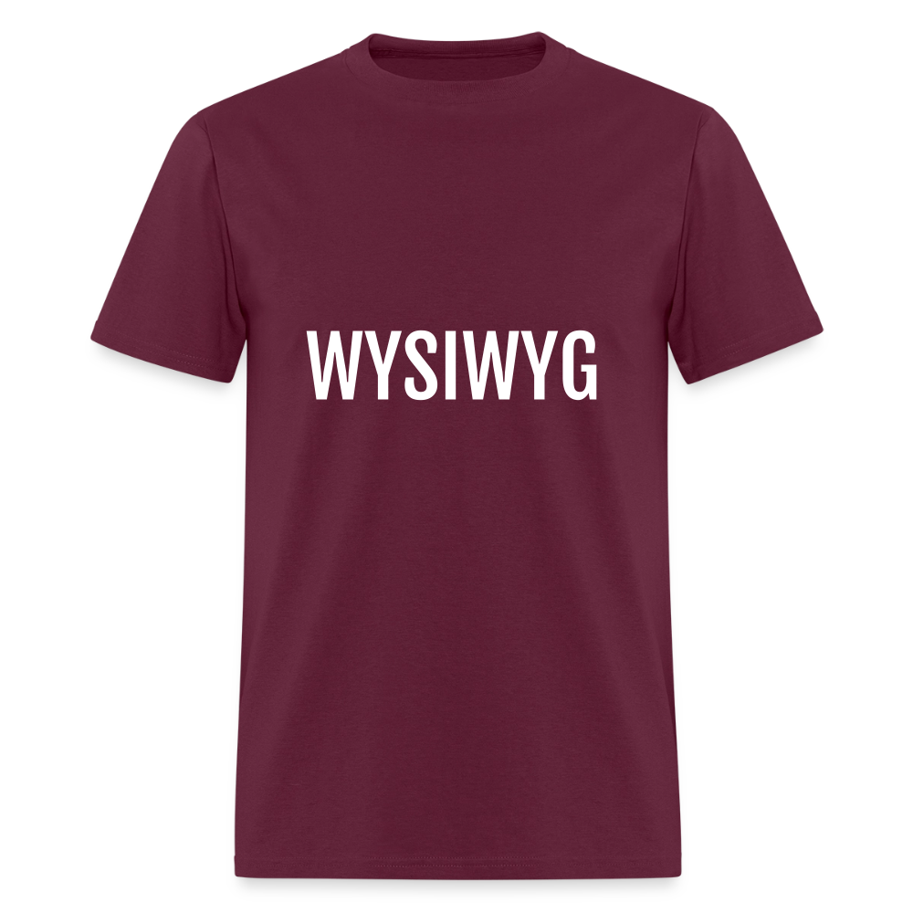 The Ultimate Techie Shirt - burgundy