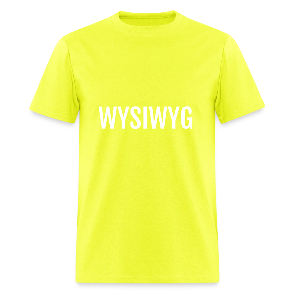 The Ultimate Techie Shirt - safety green