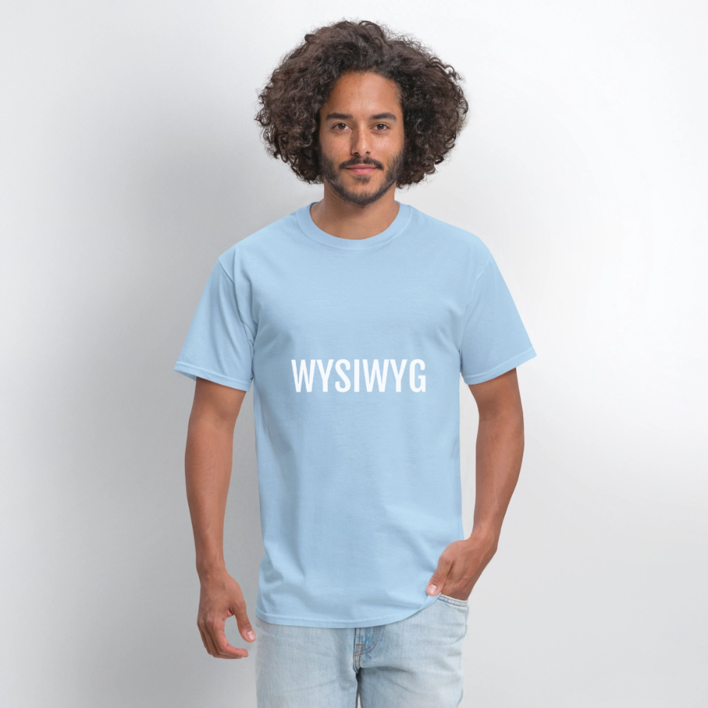 The Ultimate Techie Shirt - powder blue