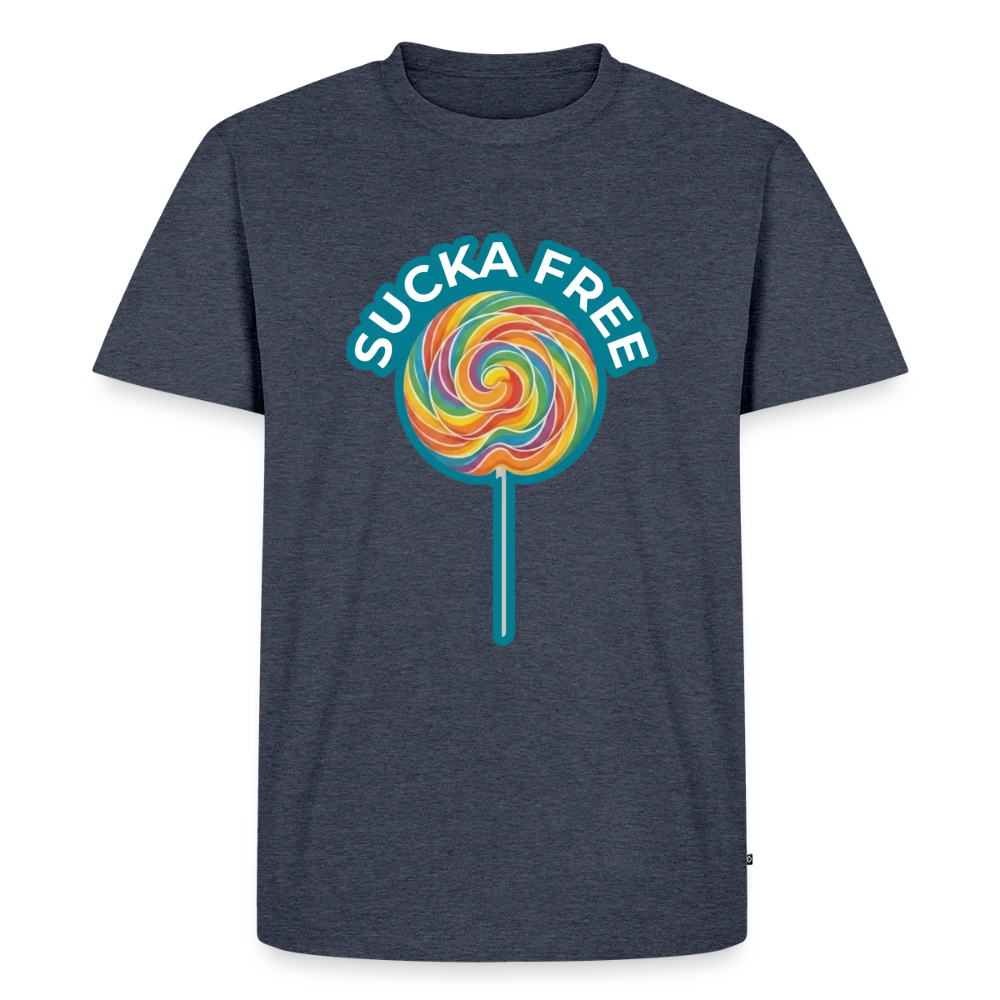 Sucka Free - Find your tribe! - heather denim 